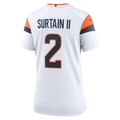 Patrick Surtain II Denver Broncos Women's Mile High Collection Game Jersey - White