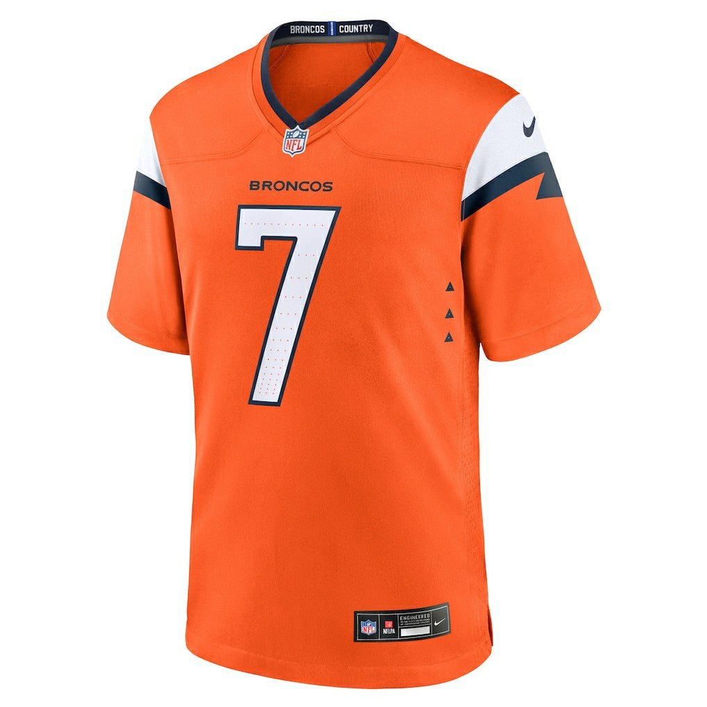 John Elway Denver Broncos Mile High Collection Retired Player Game Jersey - Orange