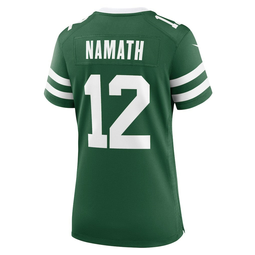 Joe Namath New York Jets Women's Retired Player Game Jersey - Legacy Green
