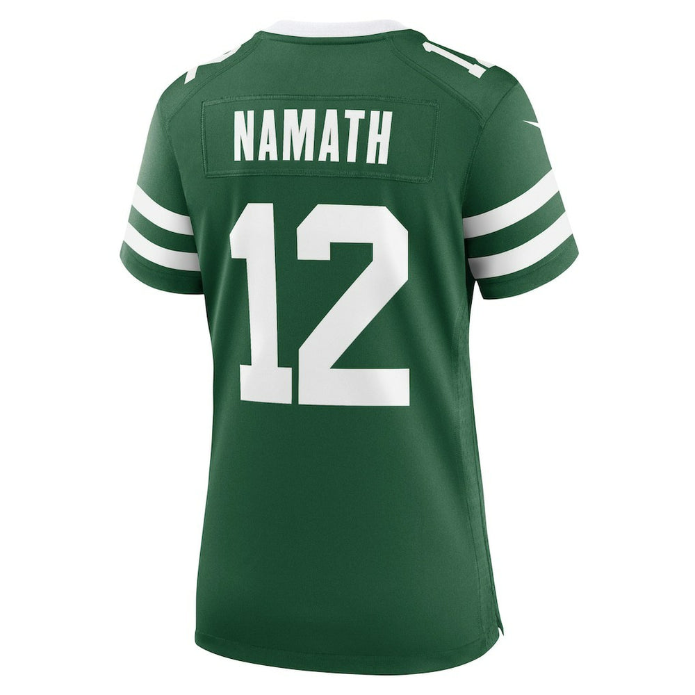 Joe Namath New York Jets Women's Retired Player Game Jersey - Legacy Green