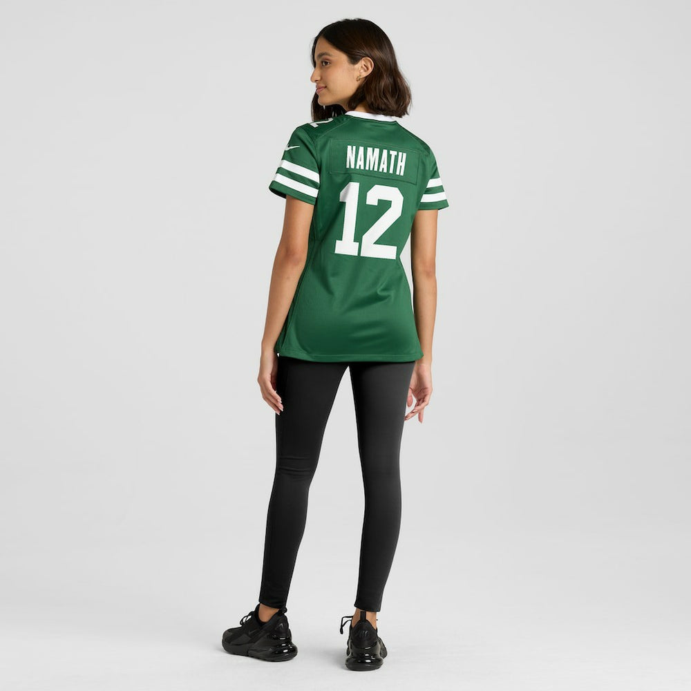 Joe Namath New York Jets Women's Retired Player Game Jersey - Legacy Green