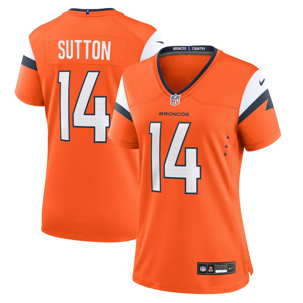 Courtland Sutton Denver Broncos Women's Mile High Collection Game Jersey - Orange