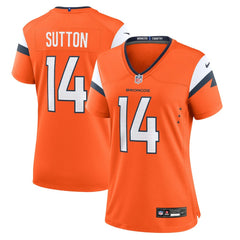 Courtland Sutton Denver Broncos Women's Mile High Collection Game Jersey - Orange