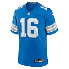 Jared Goff Detroit Lions Game Jersey - Blue