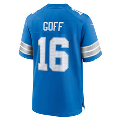 Jared Goff Detroit Lions Game Jersey - Blue