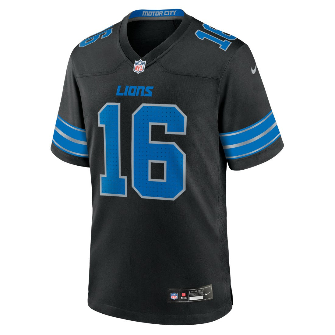 Jared Goff Detroit Lions 2nd Alternate Game Jersey - Black