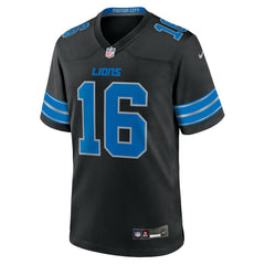 Jared Goff Detroit Lions 2nd Alternate Game Jersey - Black