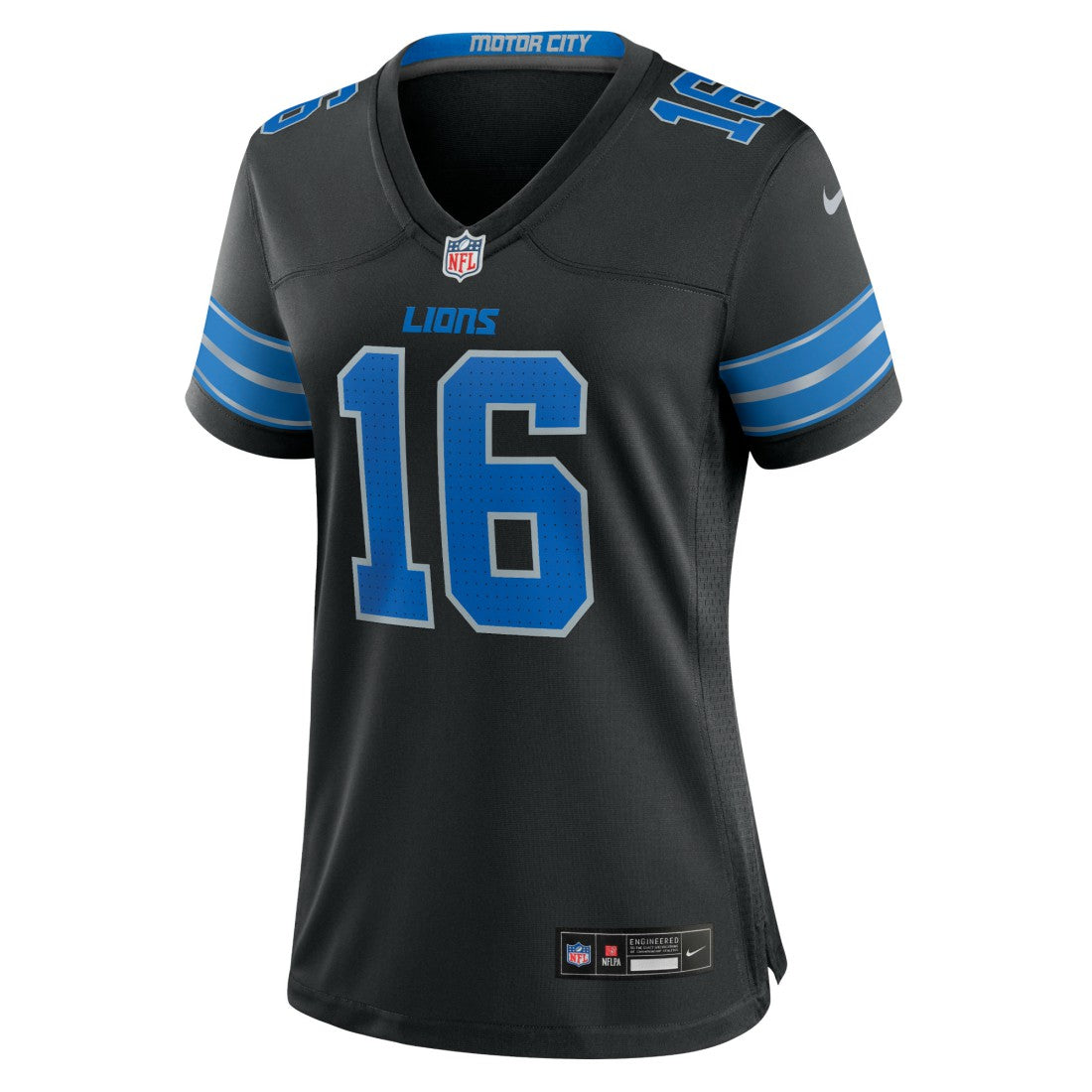 Jared Goff Detroit Lions Women's 2nd Alternate Game Jersey - Black