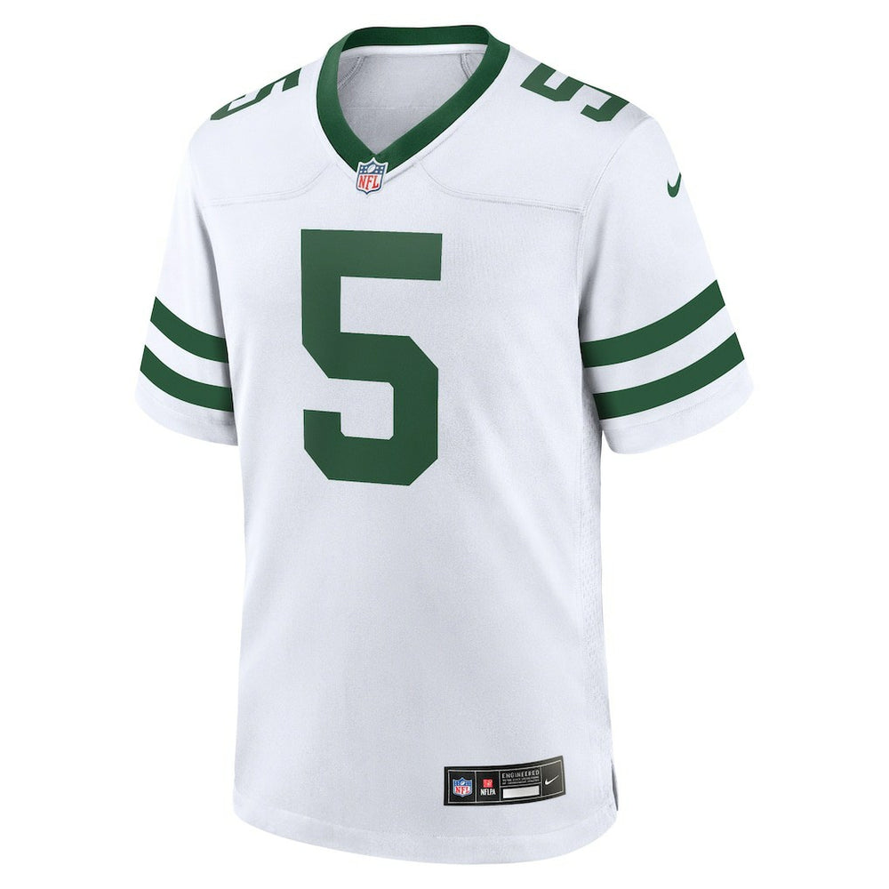 Garrett Wilson New York Jets Game Jersey - Legacy White