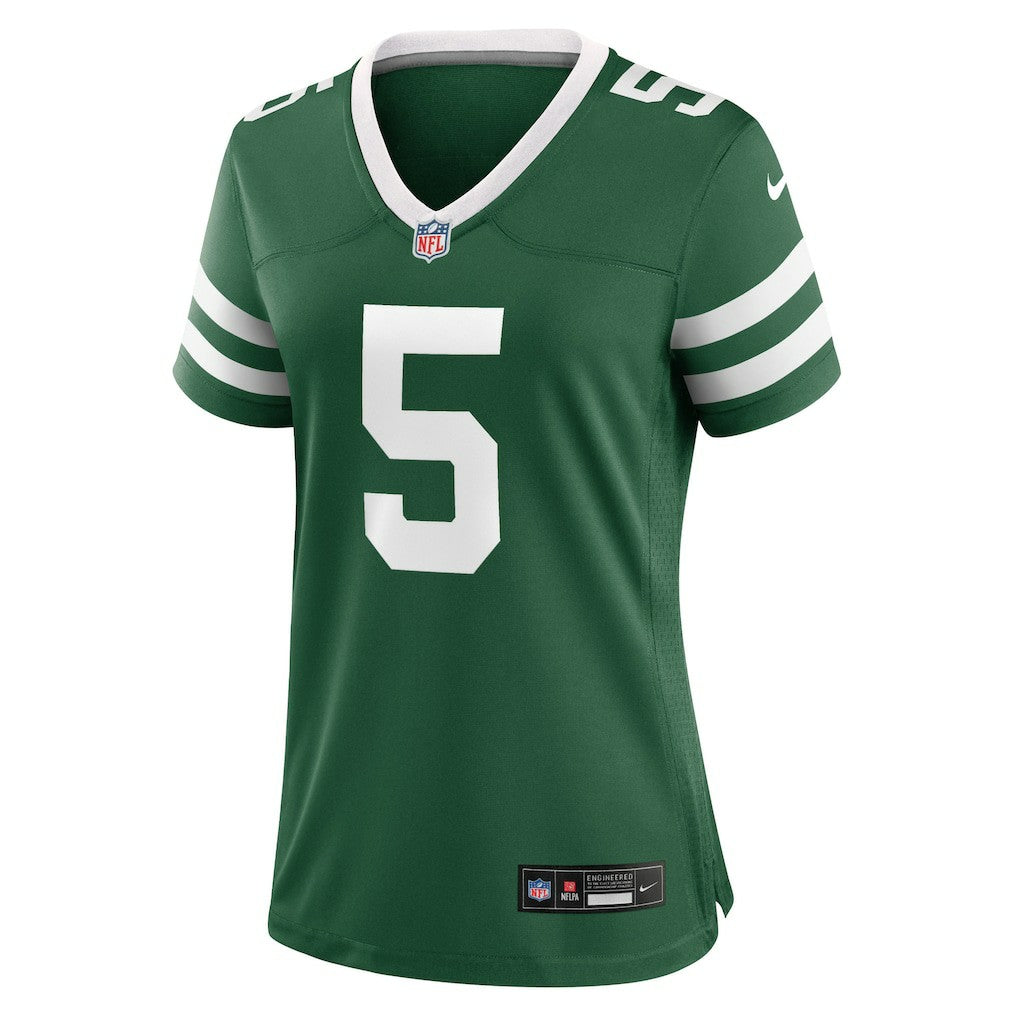 Garrett Wilson New York Jets Women's Game Jersey - Legacy Green