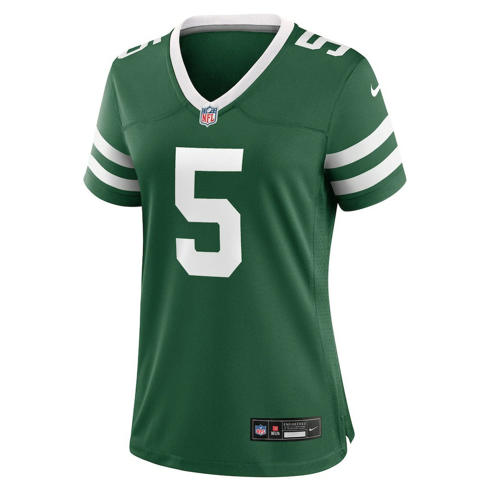 Garrett Wilson New York Jets Women's Game Jersey - Legacy Green
