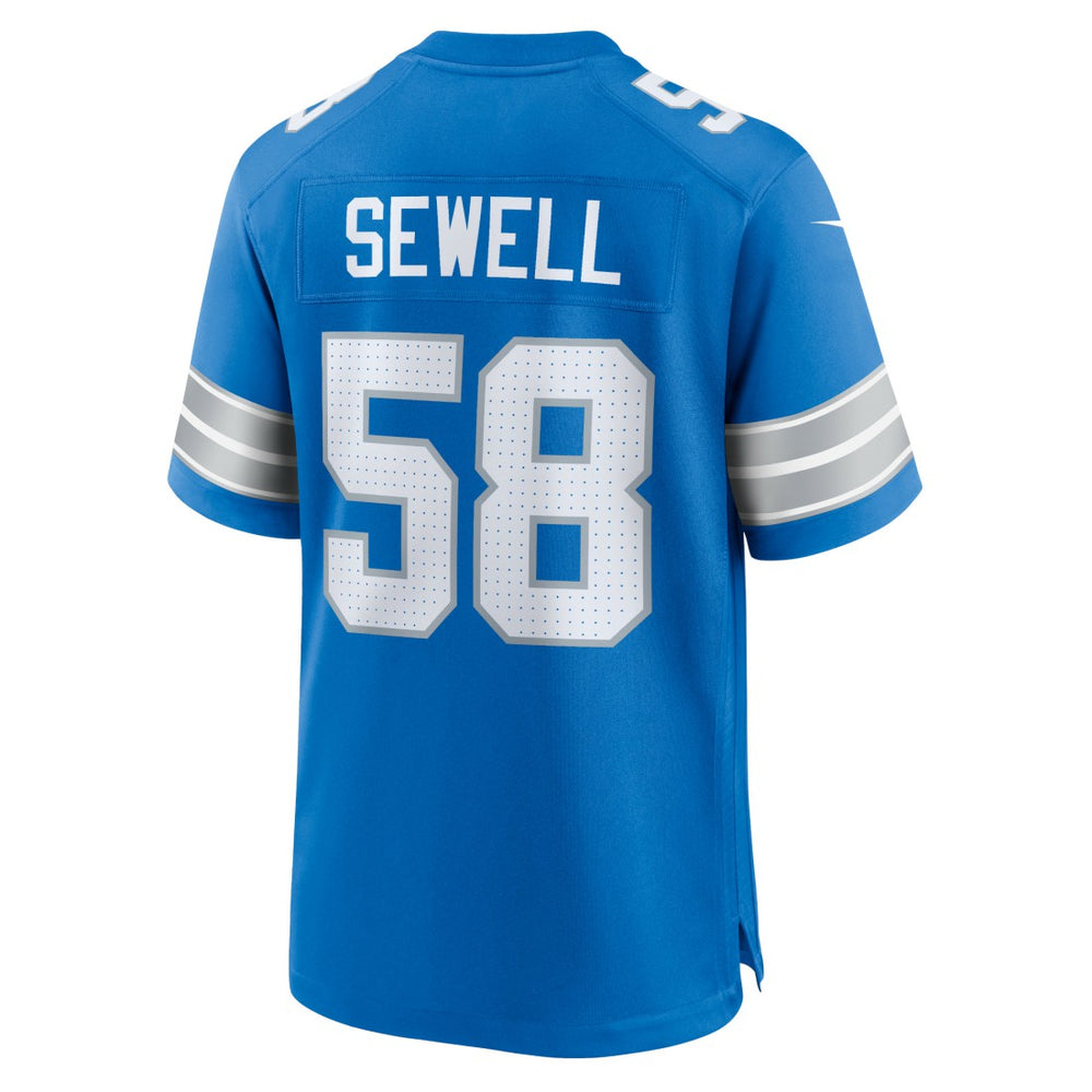 Penei Sewell Detroit Lions Game Jersey - Blue