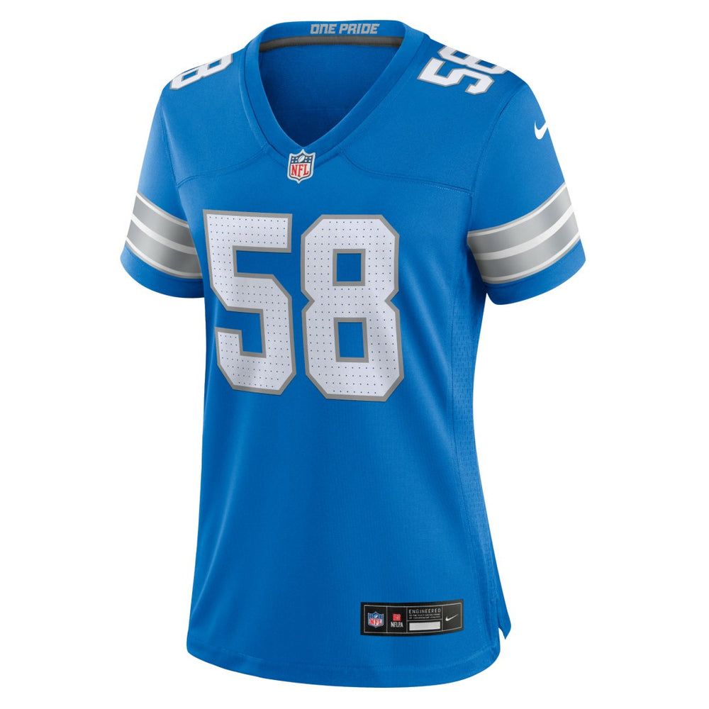 Penei Sewell Detroit Lions Women's Game Jersey - Blue