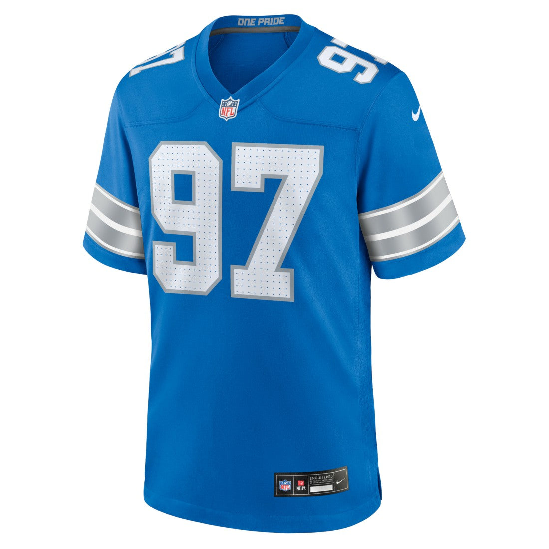 Aidan Hutchinson Detroit Lions Game Jersey - Blue