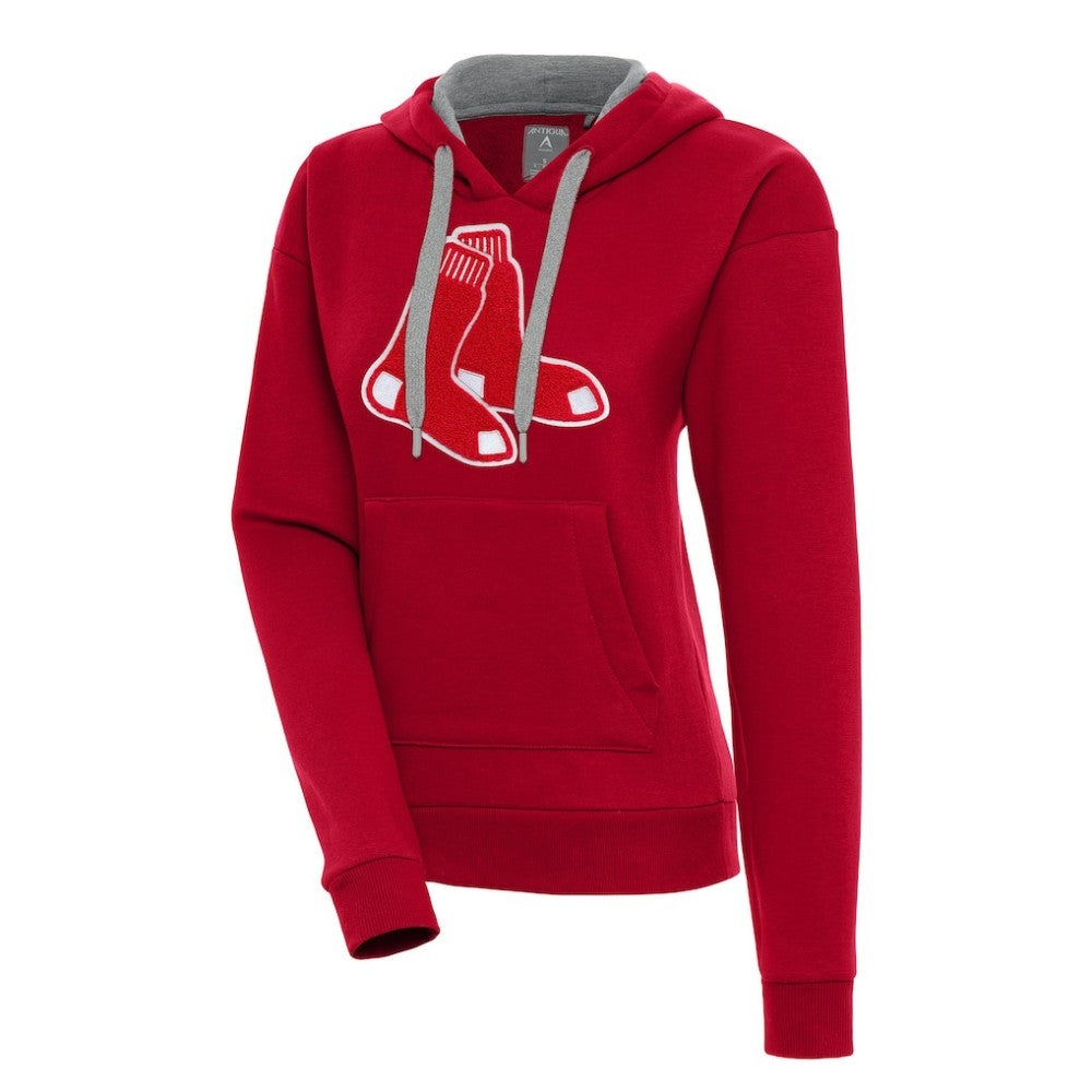 Boston Red Sox Antigua Women's Victory Pullover Hoodie Red