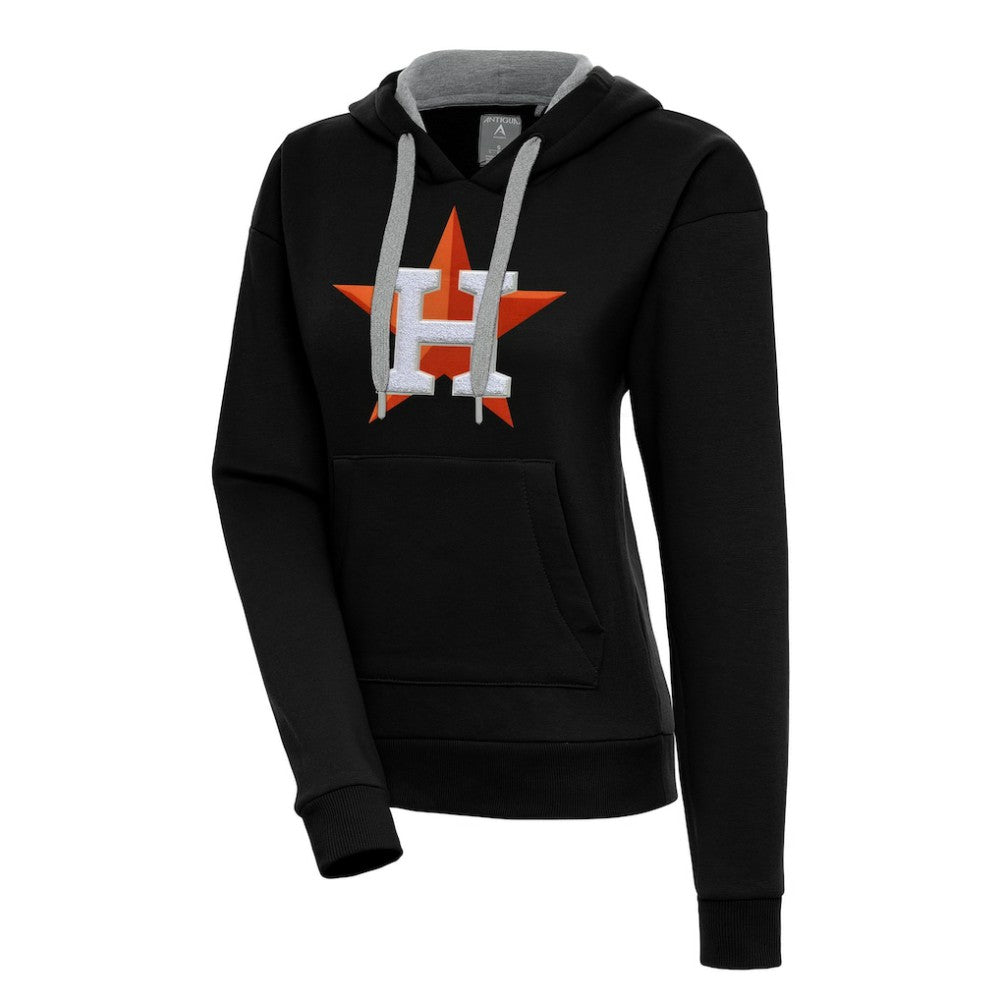 Houston Astros Antigua Women's Victory Pullover Hoodie Black