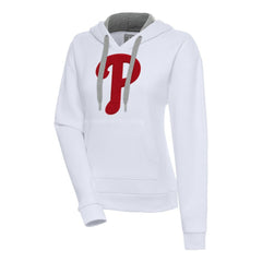 Philadelphia Phillies Antigua Women's Victory Pullover Hoodie White