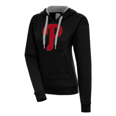 Philadelphia Phillies Antigua Women's Victory Pullover Hoodie Black