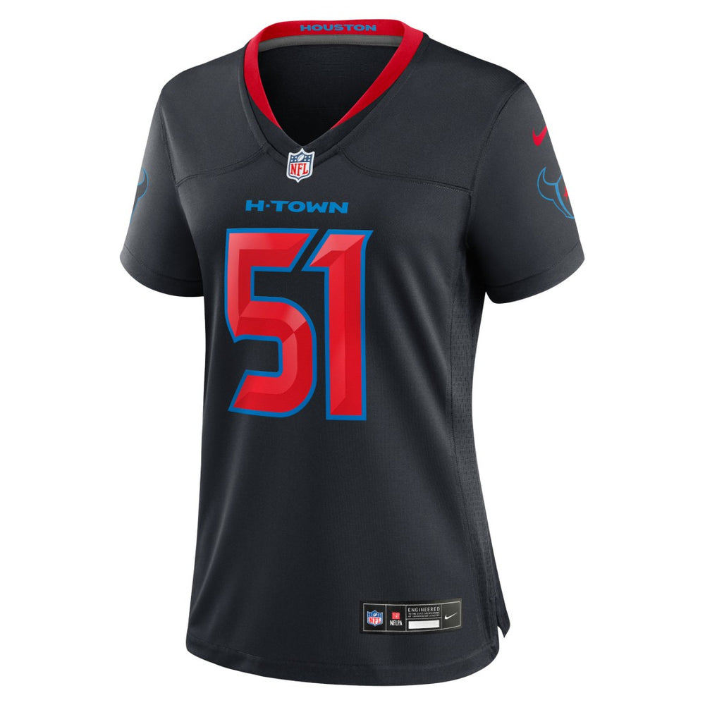 Will Anderson Jr. Houston Texans Women's 2nd Alternate Game Jersey - Navy