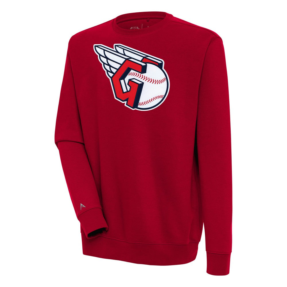 Cleveland Guardians Antigua Victory Pullover Sweatshirt Red