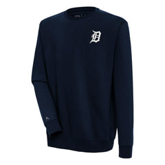 Detroit Tigers Antigua Victory Pullover Sweatshirt Navy