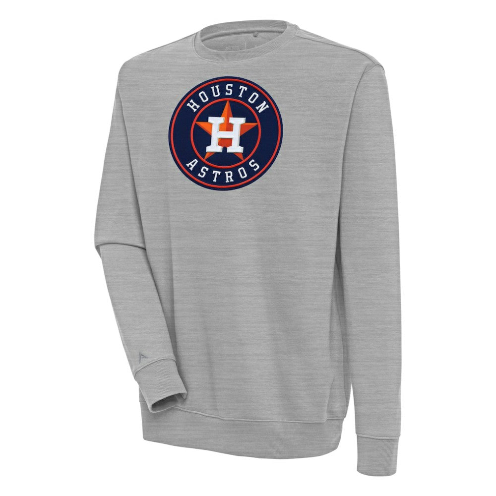 Houston Astros Antigua Victory Pullover Sweatshirt Heather Gray