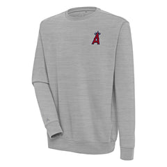 Los Angeles Angels Antigua Victory Pullover Sweatshirt Heather Gray