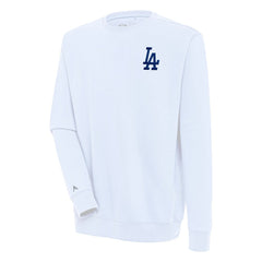 Los Angeles Dodgers Antigua Victory Pullover Sweatshirt White