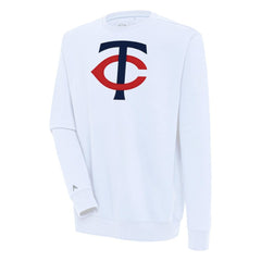 Minnesota Twins Antigua Victory Pullover Sweatshirt White