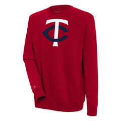 Minnesota Twins Antigua Victory Pullover Sweatshirt Red