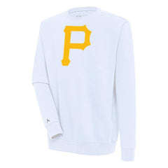 Pittsburgh Pirates Antigua Victory Pullover Sweatshirt White
