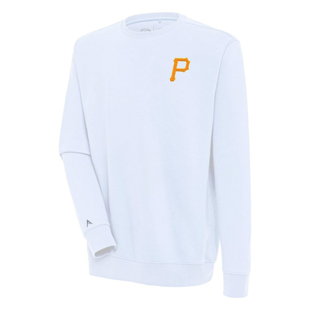 Pittsburgh Pirates Antigua Victory Pullover Sweatshirt White