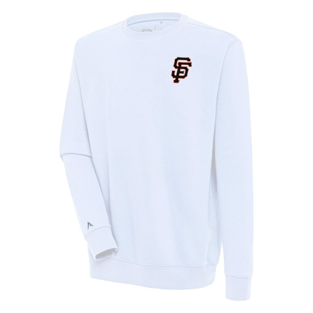 San Francisco Giants Antigua Victory Pullover Sweatshirt White