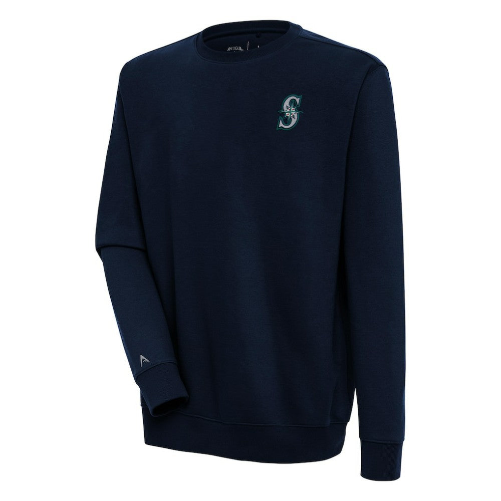 Seattle Mariners Antigua Victory Pullover Sweatshirt Navy