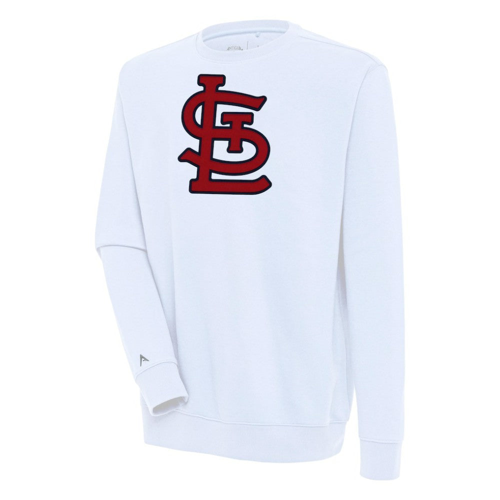 St. Louis Cardinals Antigua Victory Pullover Sweatshirt White