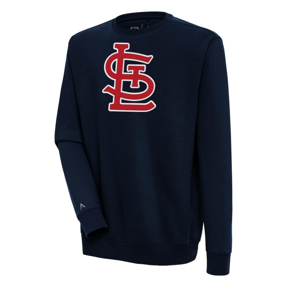 St. Louis Cardinals Antigua Victory Pullover Sweatshirt Navy