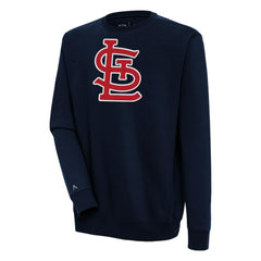 St. Louis Cardinals Antigua Victory Pullover Sweatshirt Navy