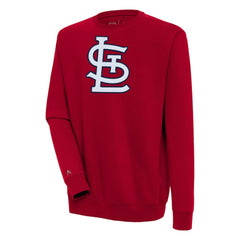 St. Louis Cardinals Antigua Victory Pullover Sweatshirt Red