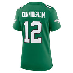Randall Cunningham Philadelphia Eagles Women's Alternate Game Jersey - Kelly Green