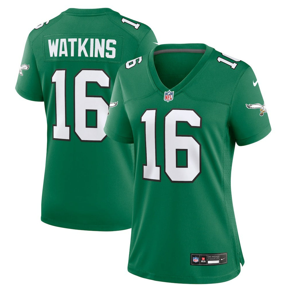 Quez Watkins Philadelphia Eagles Women's Alternate Game Jersey - Kelly Green