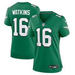 Quez Watkins Philadelphia Eagles Women's Alternate Game Jersey - Kelly Green