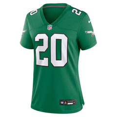 Brian Dawkins Philadelphia Eagles Women's Alternate Game Jersey - Kelly Green
