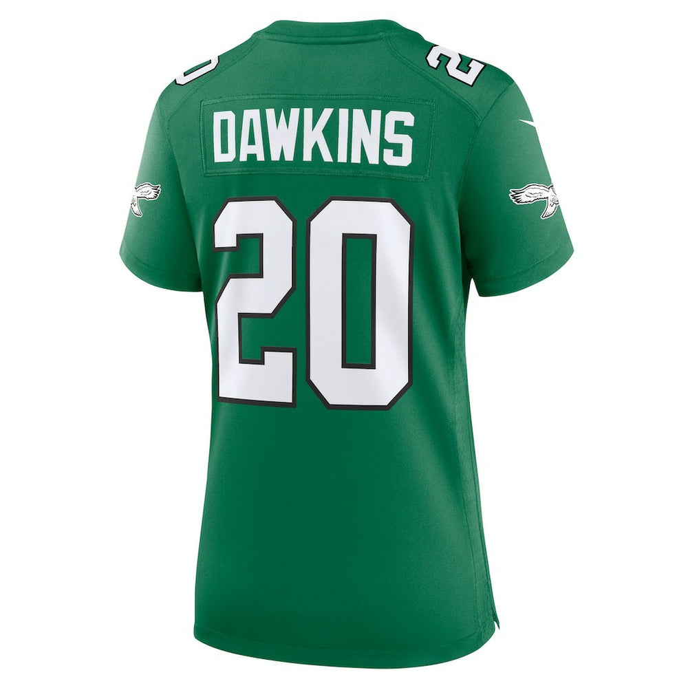 Brian Dawkins Philadelphia Eagles Women's Alternate Game Jersey - Kelly Green