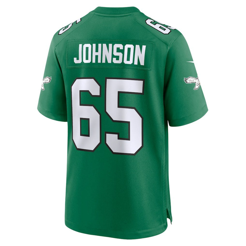 Lane Johnson Philadelphia Eagles Alternate Game Jersey - Kelly Green