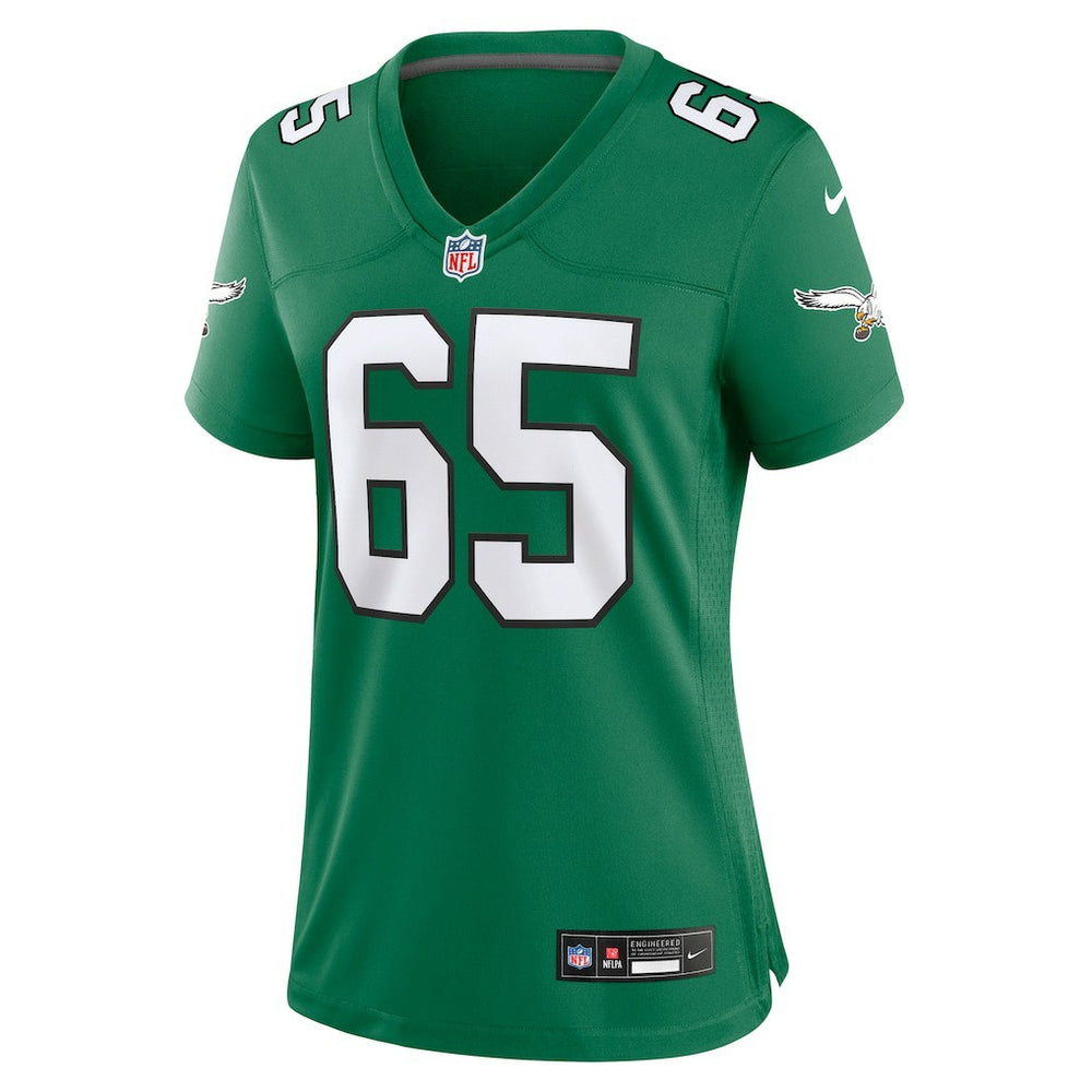 Lane Johnson Philadelphia Eagles Women's Alternate Game Jersey - Kelly Green