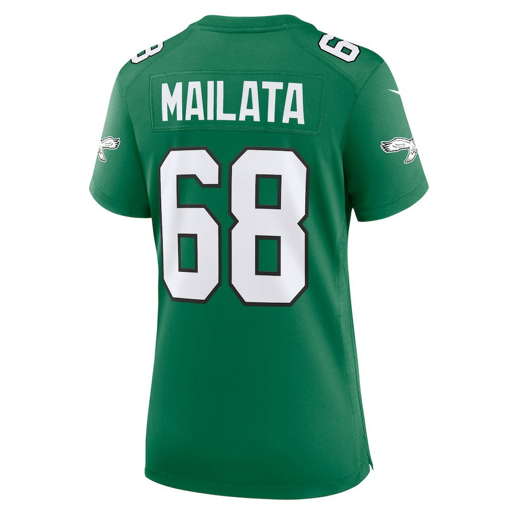 Jordan Mailata Philadelphia Eagles Women's Alternate Game Jersey - Kelly Green