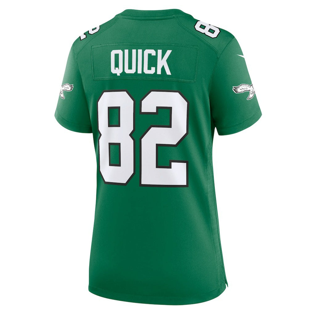 Mike Quick Philadelphia Eagles Women's Alternate Game Jersey - Kelly Green