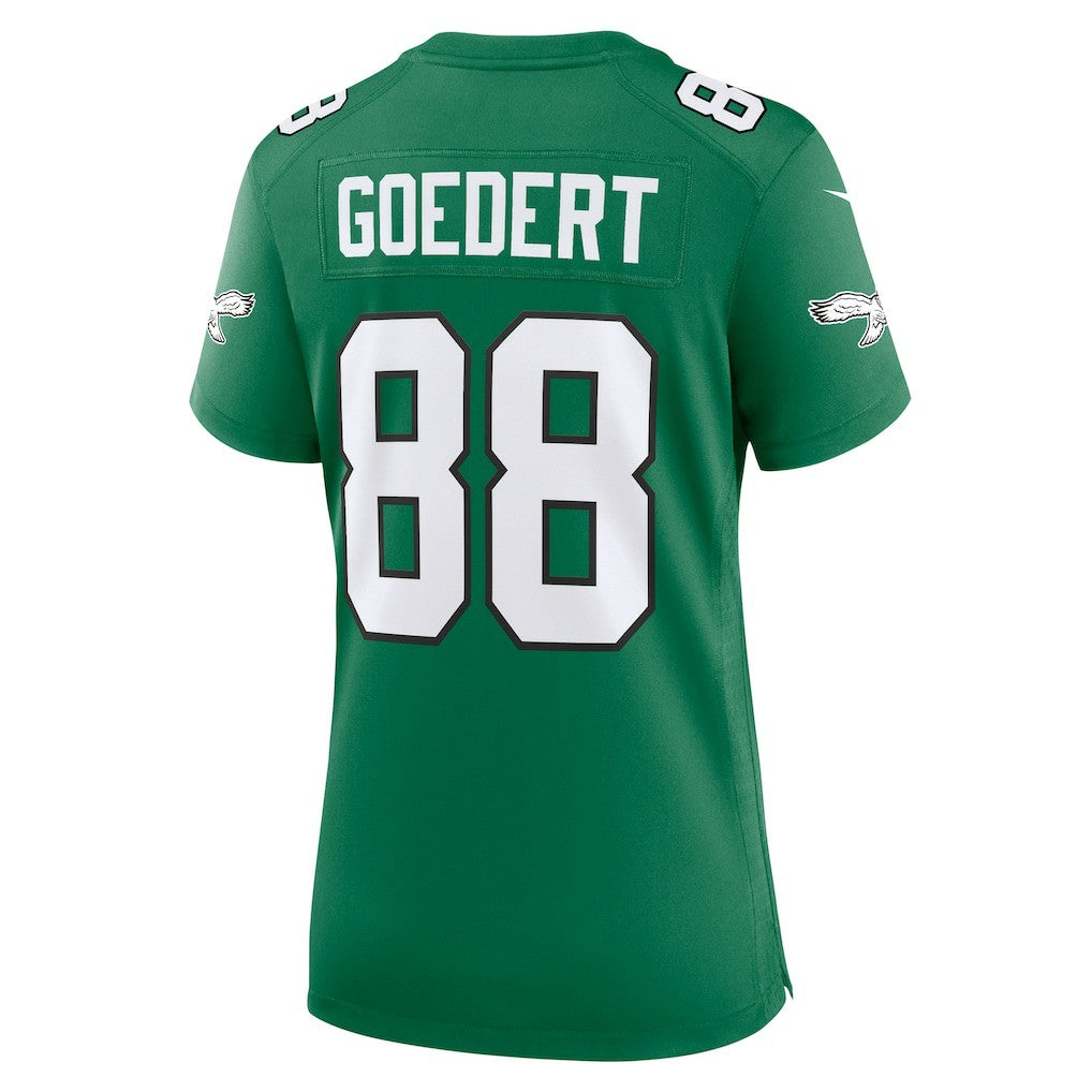 Dallas Goedert Philadelphia Eagles Women's Alternate Game Jersey - Kelly Green