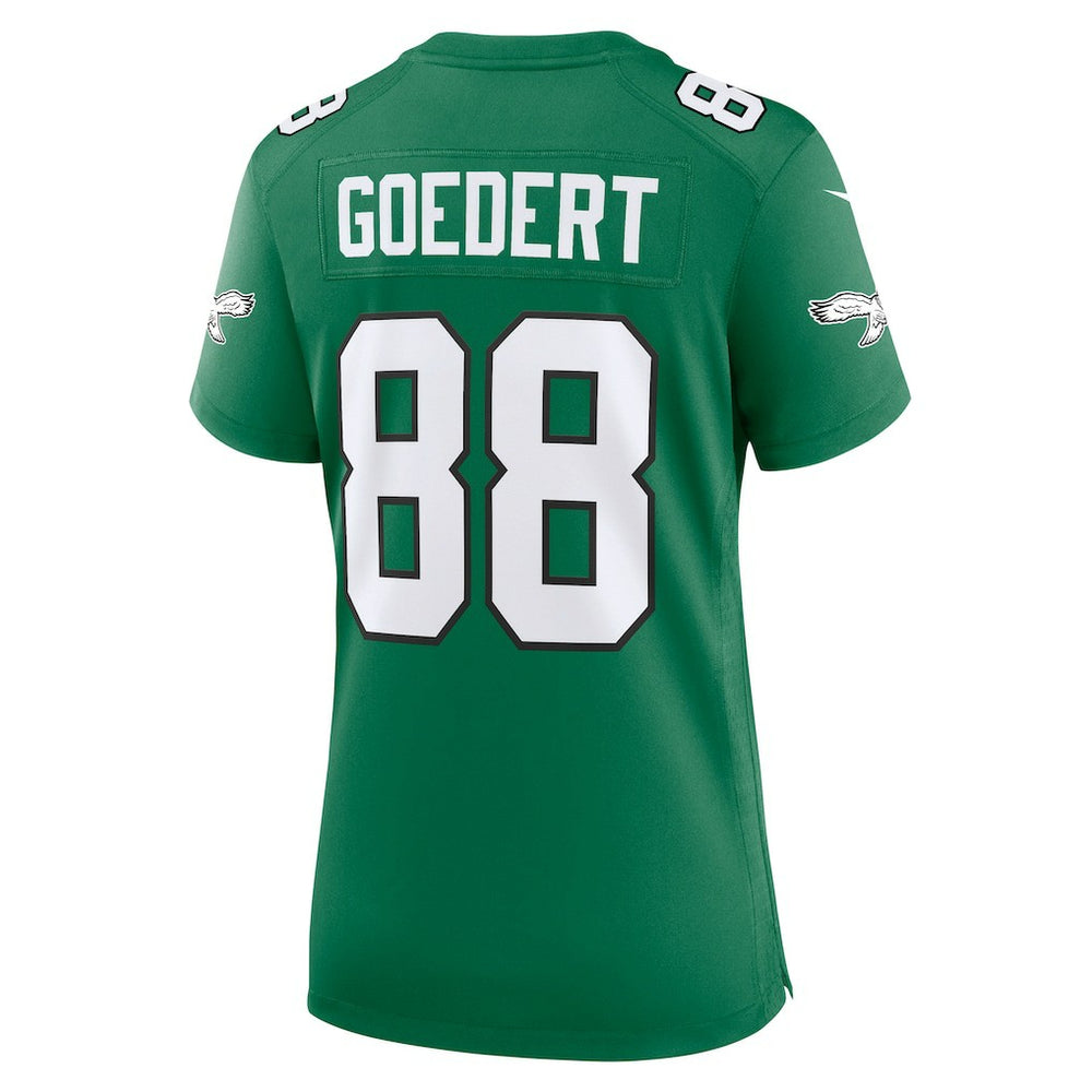Dallas Goedert Philadelphia Eagles Women's Alternate Game Jersey - Kelly Green