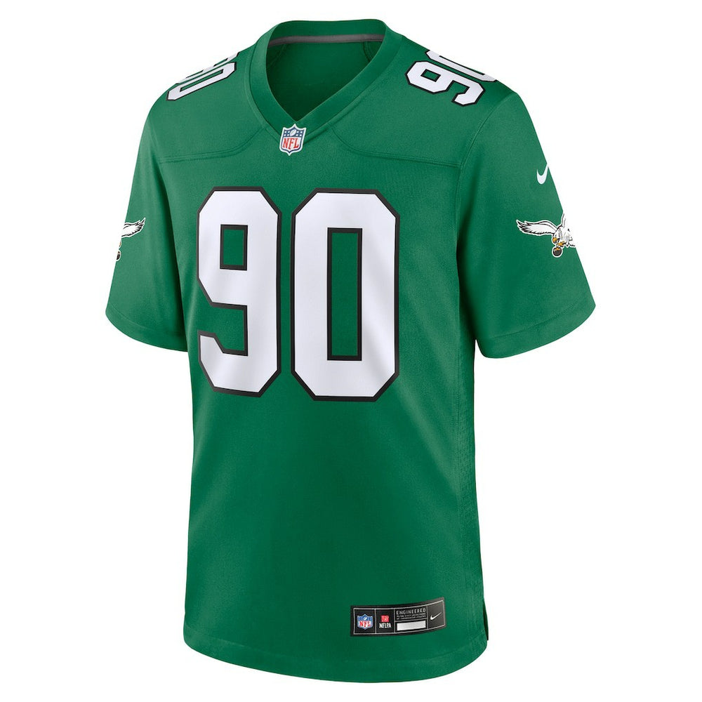 Jordan Davis Philadelphia Eagles Alternate Game Jersey - Kelly Green